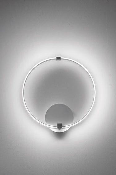 Applique tonda bianco diam. 390 23,1W - WW Athena illuminazione Lampade da parete